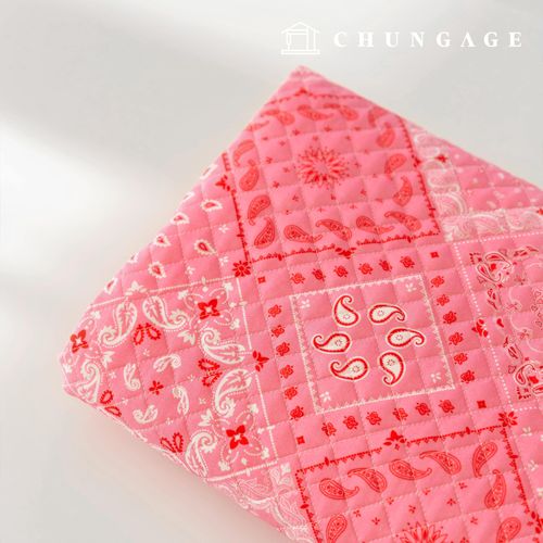 氈縫布棉20支DTP舊/舊佩斯利絎縫織物佩斯利白色