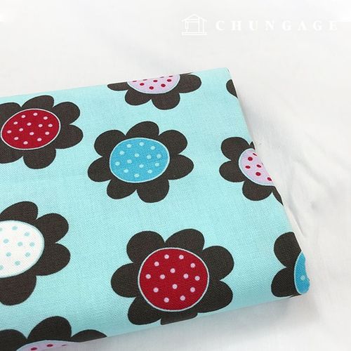 牛津花卉圖案 花卉設計 寬幅乒乓球花布料 9173