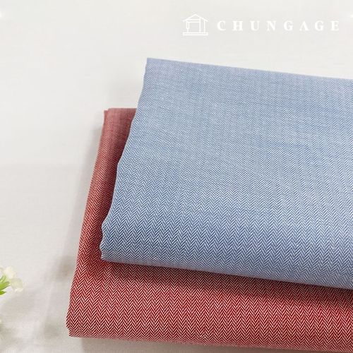 色織棉布，40針人字紋，2種，9128