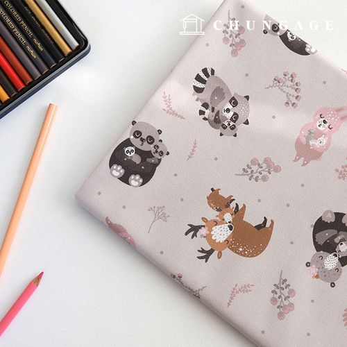 棉布動物圖案，20個樹枝，惠靈森林，9443