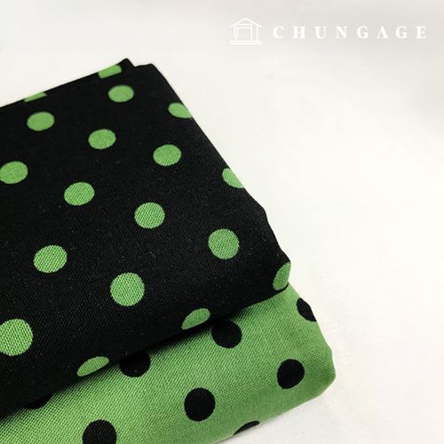 棉布 20 點圓點布 8mm 領口迷你圓點 2 種款式 2251