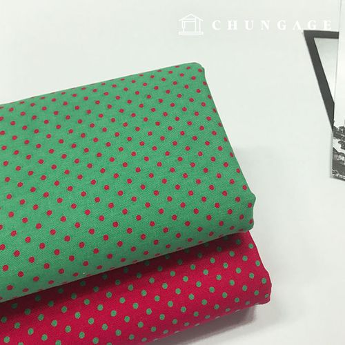 棉布 20克 圓點布 3毫米 領口迷你圓點 2種款式 2207