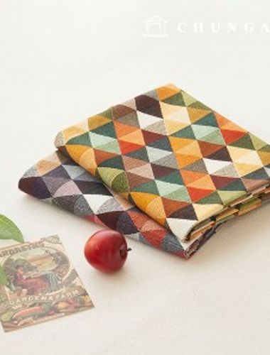 棉織品 20 單位 牛津圖案織品 寬幅 老/老三角 2 種