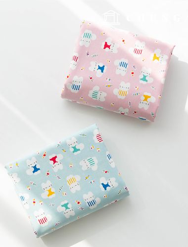棉質動物布料 20 塊 布料 Sweety Cat 2 種