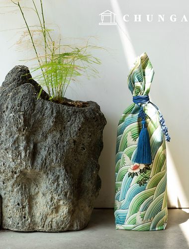 DTP布料棉質布料20波浪花卉圖案花朵布料東方波浪404