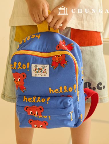 棉質泰迪熊布料 20 片 Jolly Bear 413