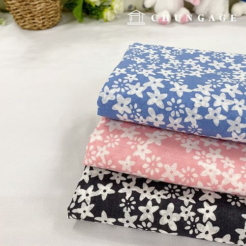紗布 40 枝 花卉圖案布料 花風 3 種類型 9112