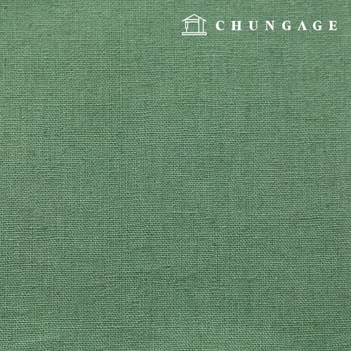 聖誕亞麻布,可水洗,純色圖案亞麻布,幅寬 11 英寸,復古綠色,1 片裝