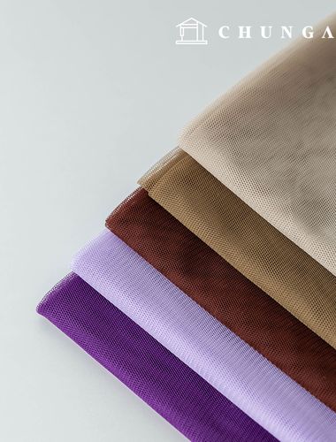 平紋絲綢布料、絲質布料、絲質布料、舞台服裝襯裡、幽紫色、5種商務色