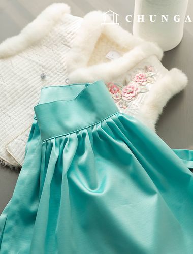 韓服布料絲綢素色圖案聚酯裙子佈料毛絨玩具狗韓服製作 Yeoul