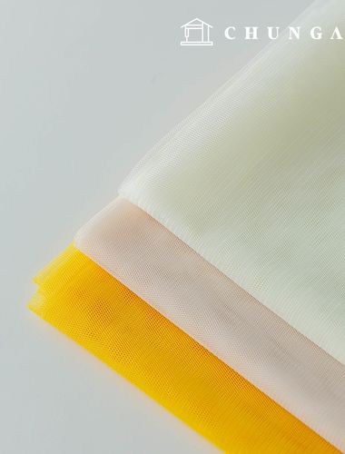 素色布料、絲綢布料、絲質布料、舞台服裝裡料、三種不同色調的淡黃色