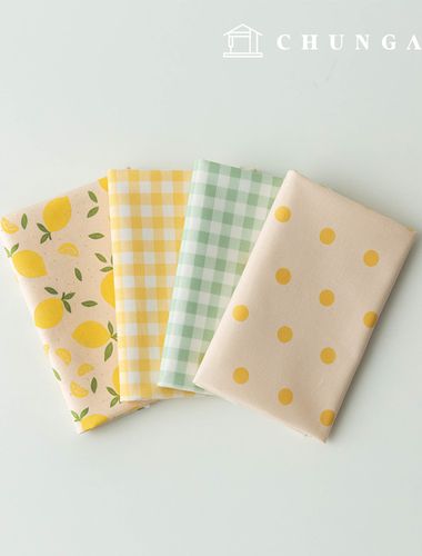 檸檬碎布包，格子佈，羊毛玩具，狗衣服製作，4種類型，298