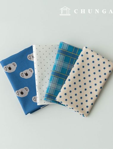 布料包 無尾熊碎布 格紋 羊毛玩具 狗狗衣服製作 4種類型 311