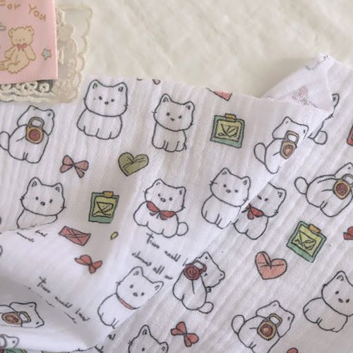 Yoru Gauze 布料美學貓咪設計