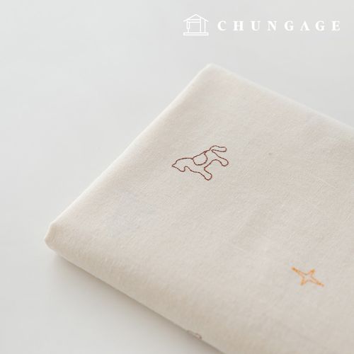 Embroidery Fabric 外套 水洗 flat Fabric 外套 寬幅 pony's