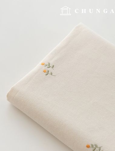 embroideryfabric 刺繡布料 衣領水洗 flat Fabric 衣領布料 寬幅蒲公英