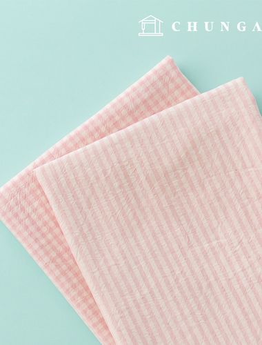 格子佈 Cloth 混色色織格子佈 4mm 嬌小牛奶 1 件