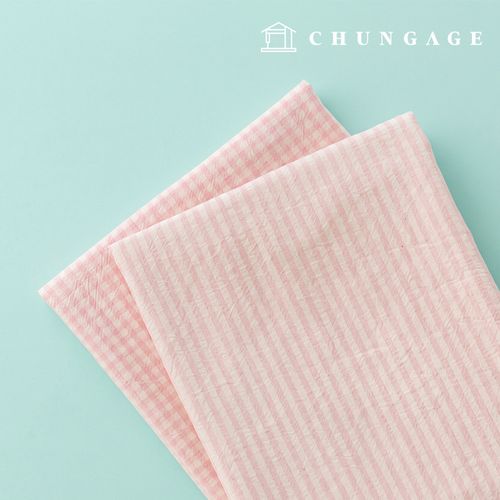 格子佈 Cloth 混色色織格子佈 4mm 嬌小牛奶 1 件