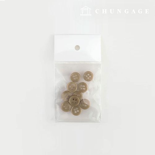 塑膠外套紐帶連身裙襯衫正式女士襯衫軛領紐帶 11mm 深米色 66296
