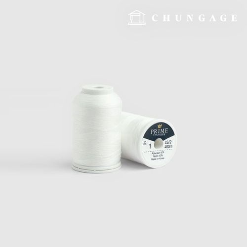 Koasa縫紉線 機用縫紉線 優質縫紉線 白色 43905