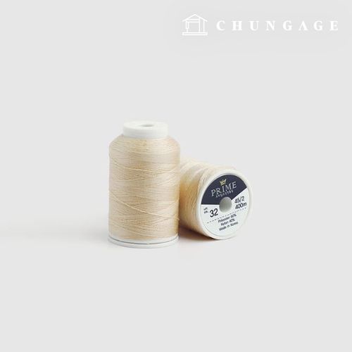 Koasa縫紉線 機用縫紉線 優質縫紉線 米色 43943