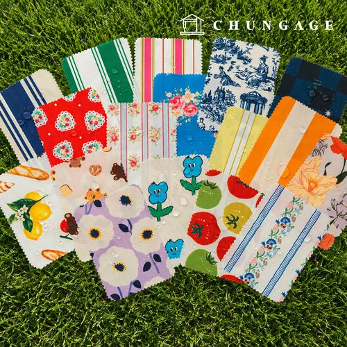 防水布 Poly Oxford DTP 600D 寬幅防水布 Old/Old Floral Pattern 花卉圖案