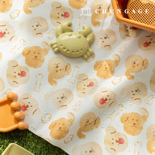 防水布 DTP 防水布 寬幅 Animal Fabric Dog W163
