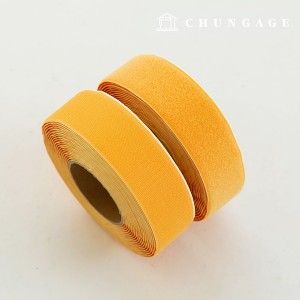 魔鬼氈膠帶10卷雙面女用膠帶黏性50mm黃色黃色