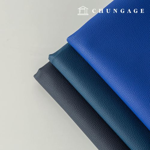 人造皮革布料、皮革布料、環保、純素、合成皮革、防水布料、高級皮革、深藍色（3種顏色）