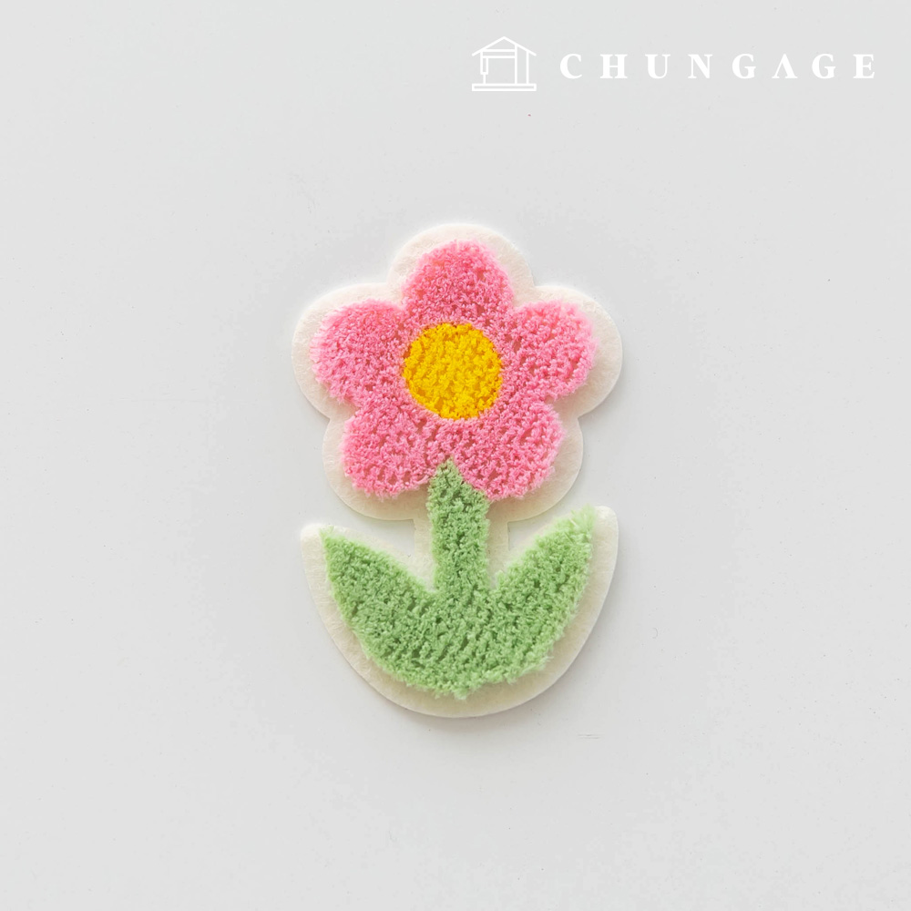 簡易花朵熱封貼片