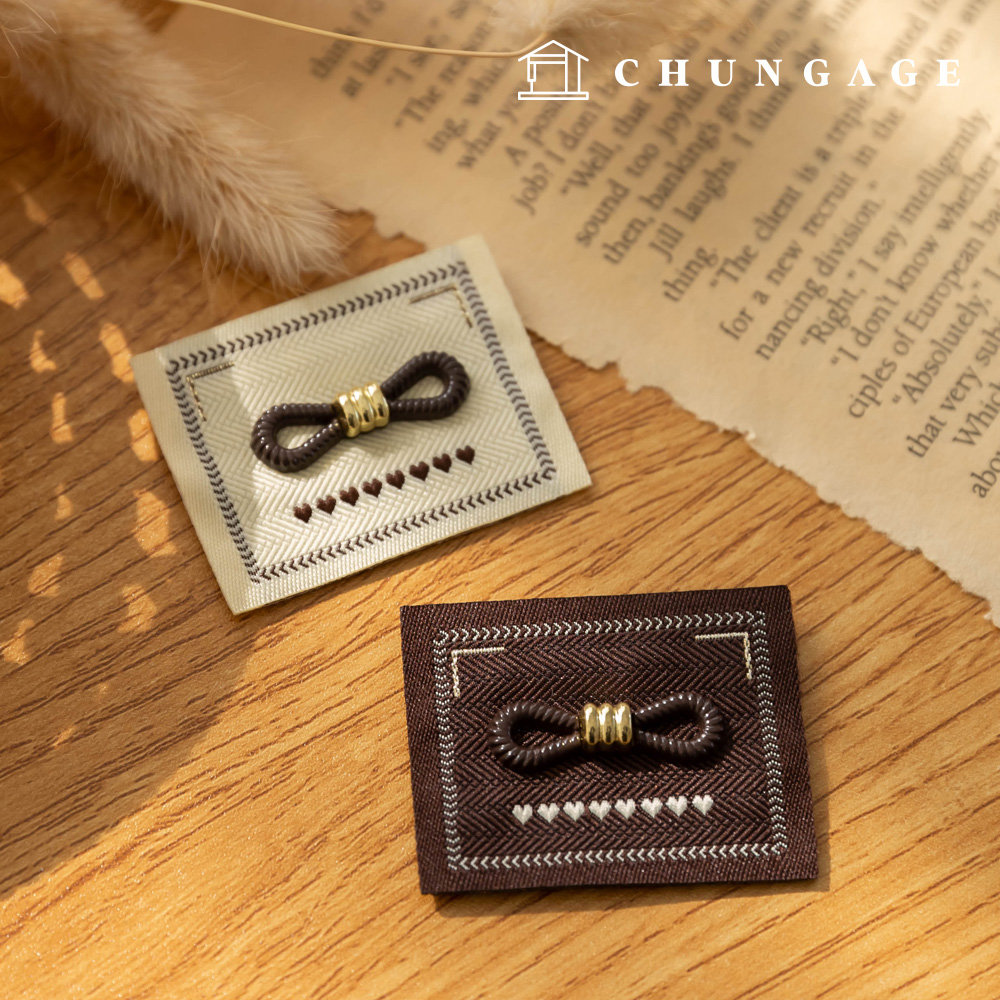 3D立體毛絨貼片,簡約蝴蝶圖案,共2種款式