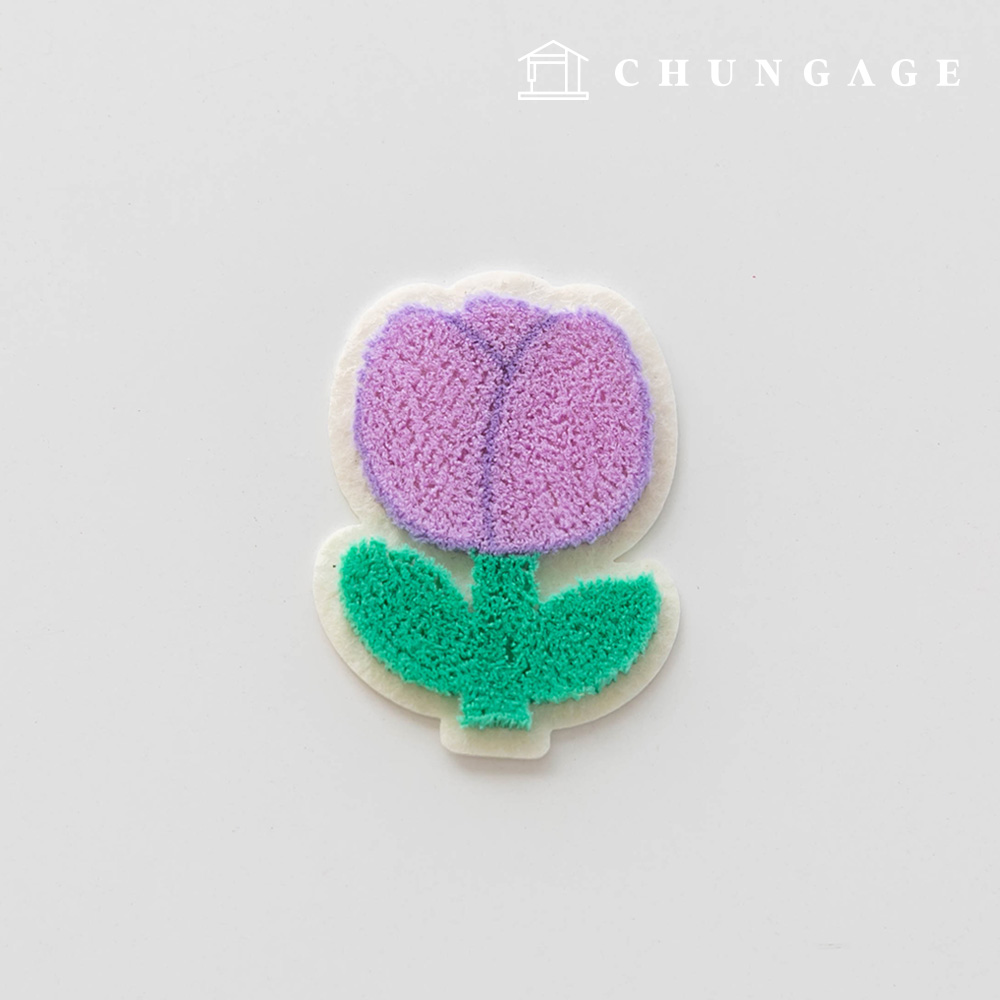 鬱金香花朵熱封貼片