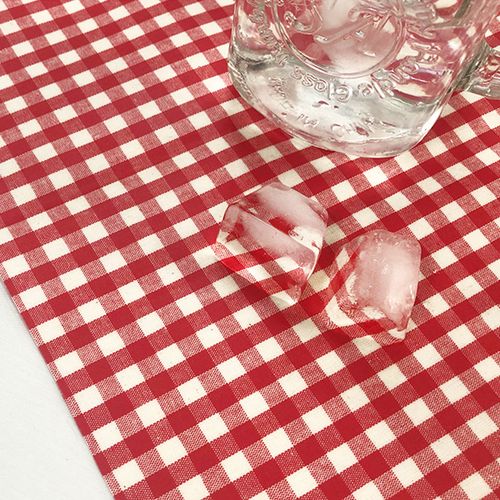 防水布 格紋 Laminate 防水布 3mm 格紋 紫色 9110